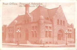 NE, Fremont, Nebraska, Post Office Building, Lincoln Highway, Hammond Printing