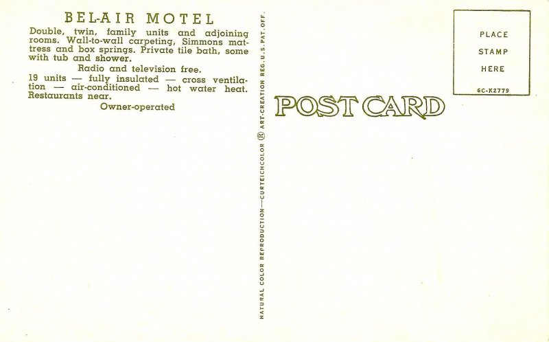 NJ - Maple Shade. Bel-Air Motel