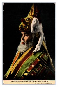 Ano-Thlosh Chief of the Taku Tribe Alaska AK UNP DB Postcard G19