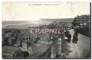 Le Treport - Le Chemin de la Falaise - Old Postcard