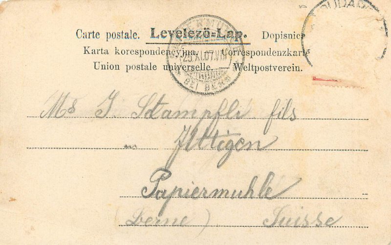 Multiview Postcard Budapest Hungary Train Stations