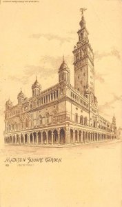 New York City Madison Square Garden Vintage Postcard AA110798