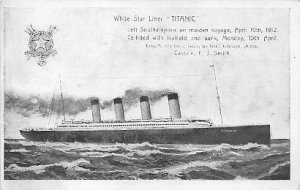 Titanic Ship White Star Liner Titanic Unused very light wear