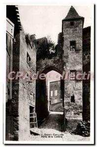 Postcard Old Saint Emilion Porte De La Cadene