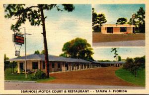 Florida Tampa Seminole Motor Court and Restaurant