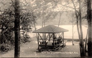 Massachusetts Hyde Park Turtle Pond & Summer House 1907 Rotograph