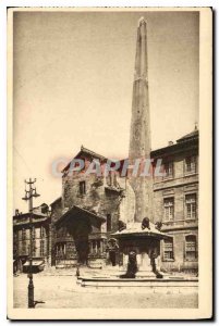 Postcard Ancient Arles Bouches du Rhone Cathedrale St. Trophime The Obelisk R...