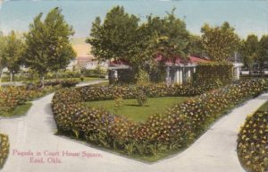 Oklahoma Enid Pagoda In Court House Square