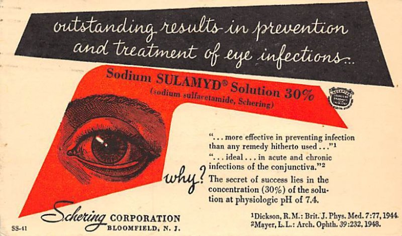 Eye Infection Medication Advertisement Occupation, Eye Doctor pU Unknown 