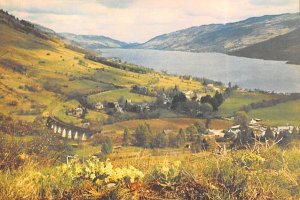 Loch Earn from above Lochearnhead - W. S. Thompson Unused