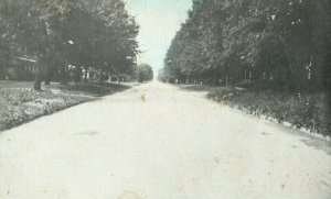 C,1900 South Defiance Street in Archbold, Ohio Hand tinted Blue Sky Postcard P19