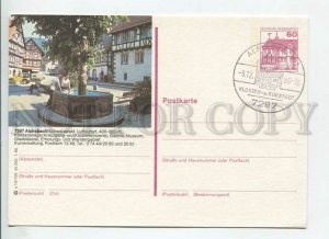 449848 GERMANY 1986 Alpirsbach Special cancellation POSTAL stationery postcard