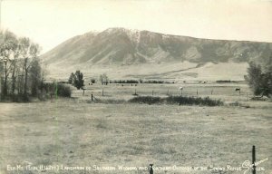 Wyoming Elk Mtn Snowy Range Sanborn #Y-12761940s RPPC Photo Postcard 21-6978