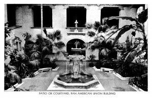 Postcard Washington DC - Patio or Courtyard Pan American Union Building