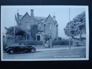 Scotland ANNAN The Firth Hotel showing Rolls Royce Silver Wraith? - Old Postcard