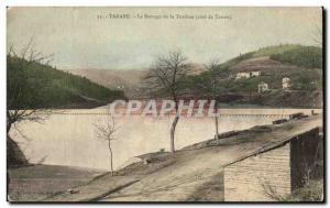 Old Postcard Tarare Dam De La Turdine