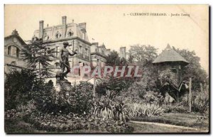 Old Postcard Clermont Ferrand Jardin Lecoq