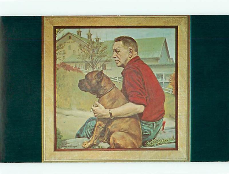 Louis Broomfield Dogs Famous Boxer bt Anthony Wills  Malabar  Postcard # 6025