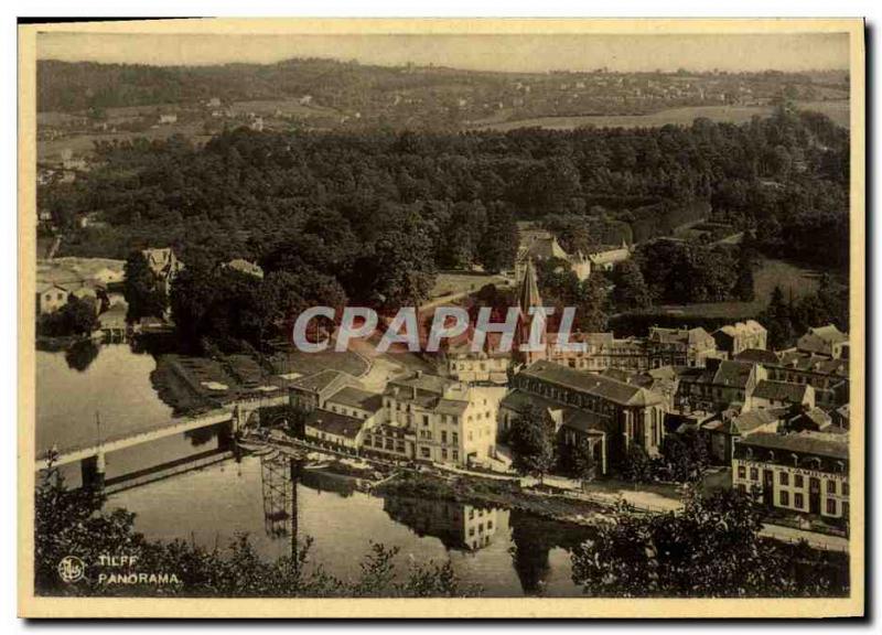 Old Postcard Tilff Panorama