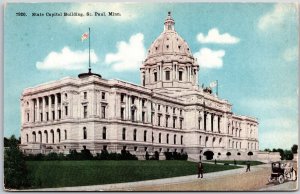 State Capitol Building Saint Paul Minnesota MN Street View Postcard