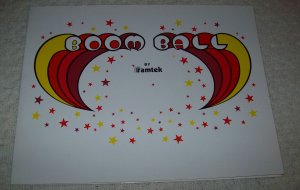 RAMTEK BOOM BALL BOARDWALK ARCADE ORIGINAL SALES FLYER PRESS PHOTO Vintage Promo 