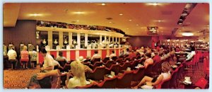LAS VEGAS NV ~ Del Webb's HOTEL SAHARA KENO PARLOR c1970s ~ 3.5x8.5 Postcard