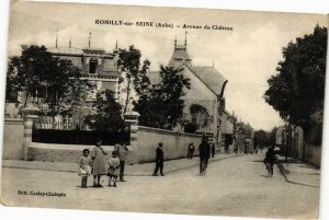 CPA ROMILLY-sur-SEINE - Avenue du Chateau (179130)