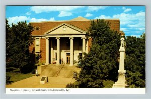 Madisonville, KY-Kentucky, Hopkins County Courthouse, Vintage Chrome Postcard