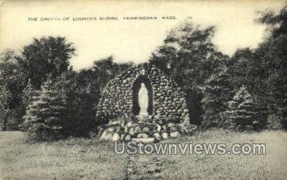 The Grotto of Lourdes Shrine - Framingham, Massachusetts MA