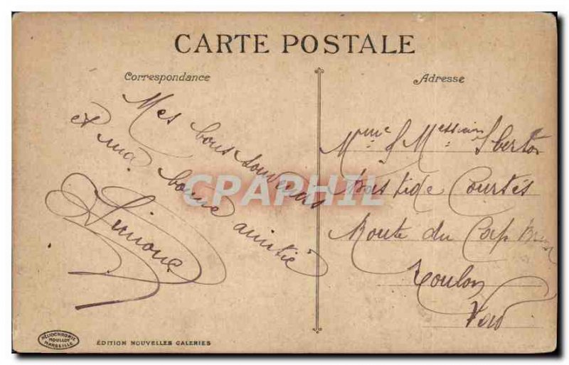 Old Postcard Chateau d'If Marseille