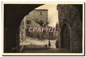 Old Postcard French Riviera Eze A corner of the Old Village