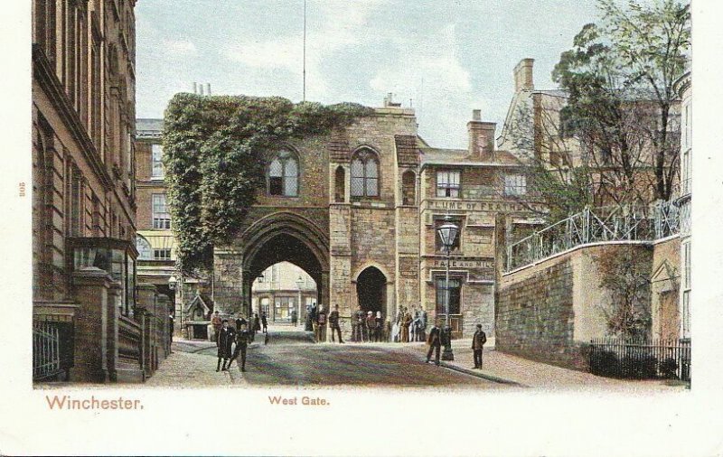 Hampshire Postcard - Winchester - West Gate   ZZ963