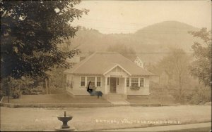 Bethel Vermont VT Telephone Office Real Photo Vintage Postcard