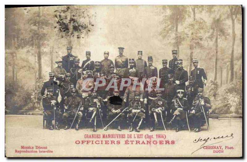 Old Postcard Fantasy Militaria Grandes Maneuvers of & # 39Est September 1904 ...