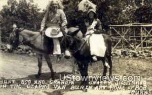 Real Photo - Aunt Boo & Grandpa Snazzy - Van Buren, Arkansas AR