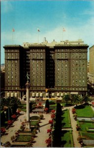 Vtg St Francis Hotel Union Square San Francisco California CA Unused Postcard