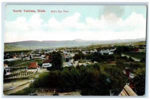 c1920's Bird's Eye View Of North Yakima Washington WA Unposted Vintage Postcard