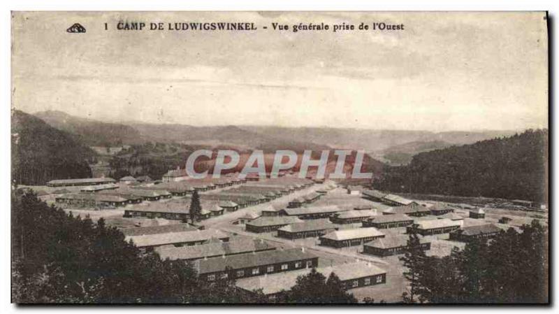 Old Postcard Camp Ludwigswinkel General View from the West Army