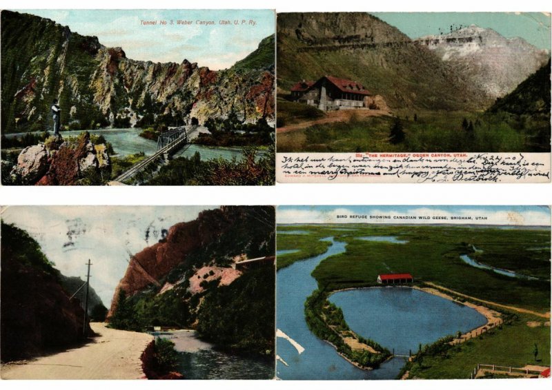 USA UTAH UT 83 Vintage Postcards (L2616)