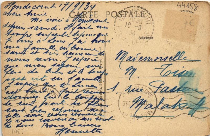 CPA LENS-Rue de Paris (44158)