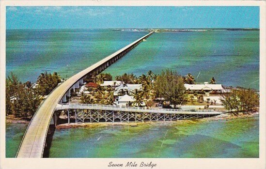 Florida Pigeon Key Seven Mile Bridge Over The Pigeon Key In the Florida Keys ...