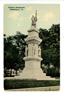 VT - Middlebury. Soldiers' Monument
