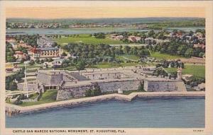 Florida St Augustine Castlesan Marcos National Monument Curteich