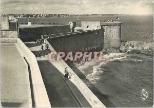 Modern Postcard Saint Malo I and V Bidouane Remparts and the Tower