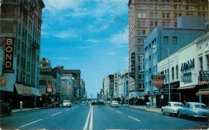 Postcard Oklahoma City Oklahoma Main Street Automobiles Dexter 23-725