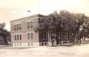 Concordia Kansas Masonic Temple Real Photo Antique Postcard K96346