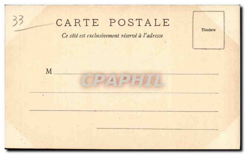 Old Postcard The customs Bordeaux