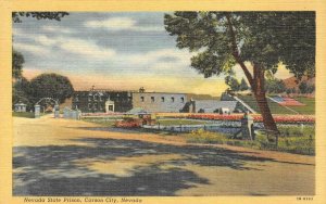 NEVADA STATE PRISON Carson City, NV c1940s Linen Vintage Postcard