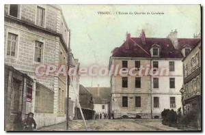 Modern Postcard Vesoul Entree Du Quarier Cavalry