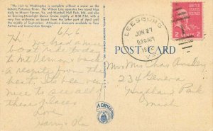 Washington Streamliner SS Mount Vernon 1952 Postcard Capitol Souvenir 22-390